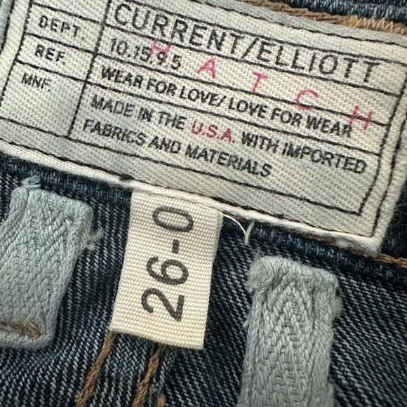 Current/Elliott Dark Blue Ankle Jeans - Picture 4 of 5